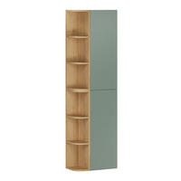 ZÁVĚSNÝ SLOUPEK Oria Zelená - zelená barva, kompozitní dřevo (45/160/26.6cm) - Petits-meubles