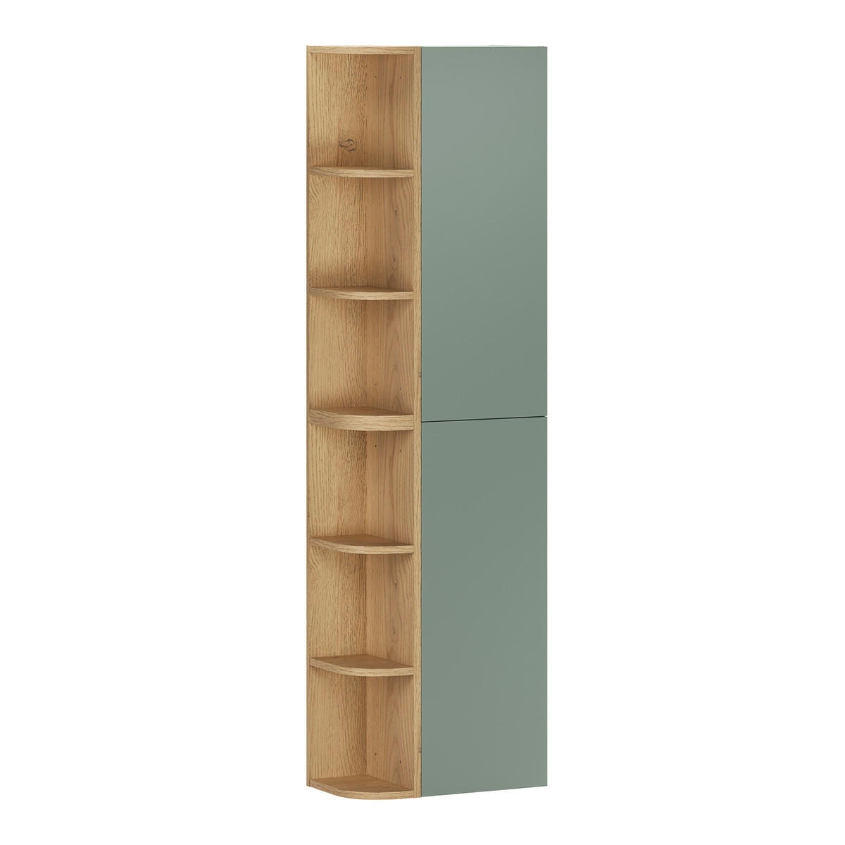 WASCHTISCHUNTERSCHRANK 100.4cm Oria 2er-Set Grün - Grün, Holzwerkstoff (100.4/50/45.8cm) - Petits-meubles