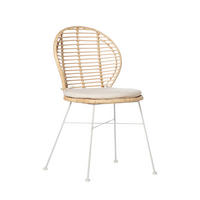 STUHL FÜR DRAUSSEN Kala Natürlich 51 cm x 89 cm - Naturfarben, Naturmaterialien (51/89/58cm) - Klast Home