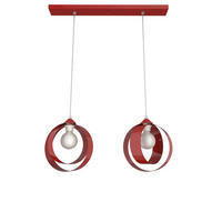 HÄNGELEUCHTE - Rot, Metall (7/25/25cm) - Lumicom