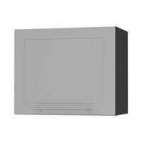 KLAPPHÄNGESCHRANK Kvantum W8/60 Dust Grey Matt / Schwarz Matt 60 / 32,5 / 50cm - Schwarz/Grau, Holz/Holzwerkstoff (60/50/32.5cm) - Feldmann-Wohnen