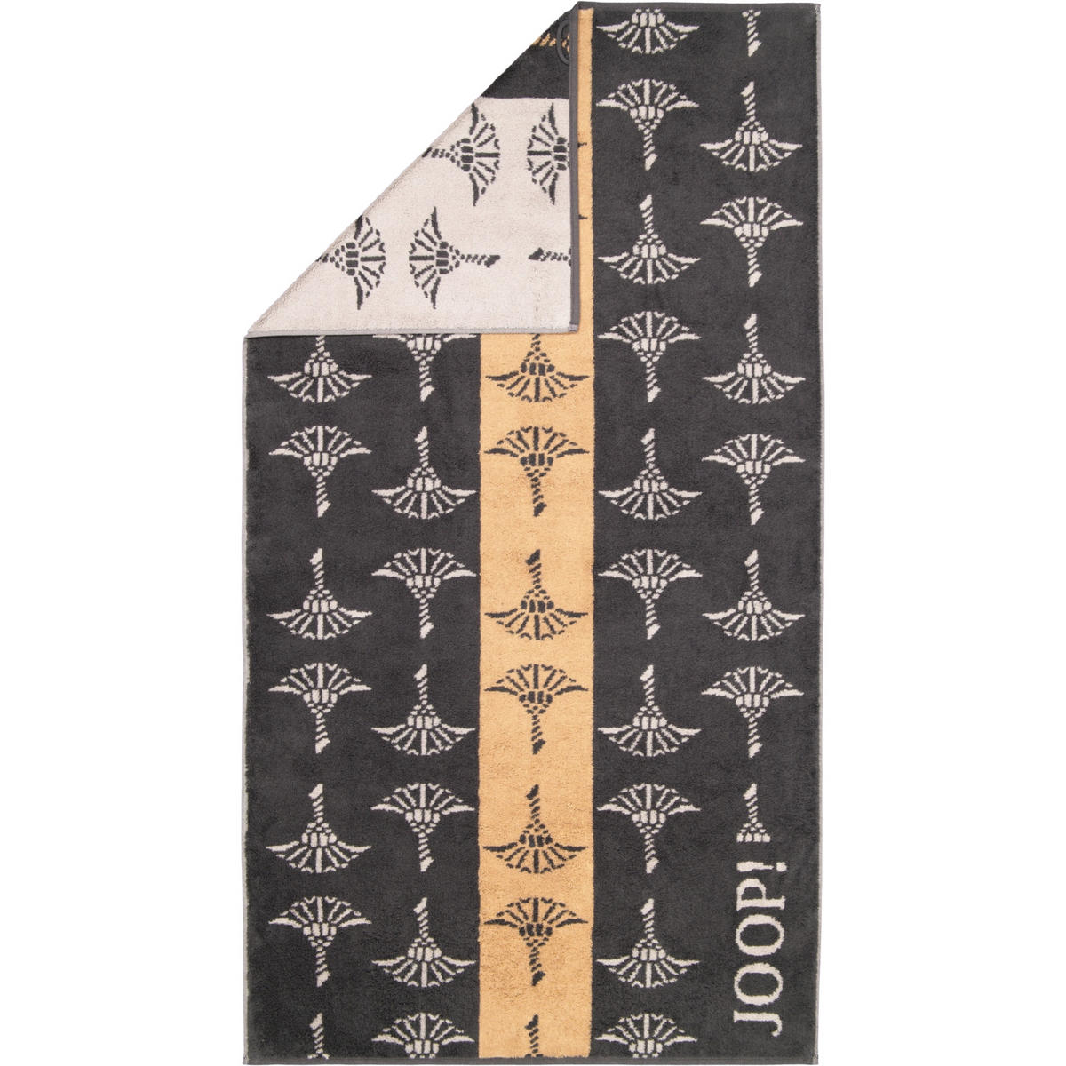 DUSCHTUCH DIVIDED CORNFLOWER 1706 STEIN - 73 - Grau, Textil (80/150cm) - Joop!