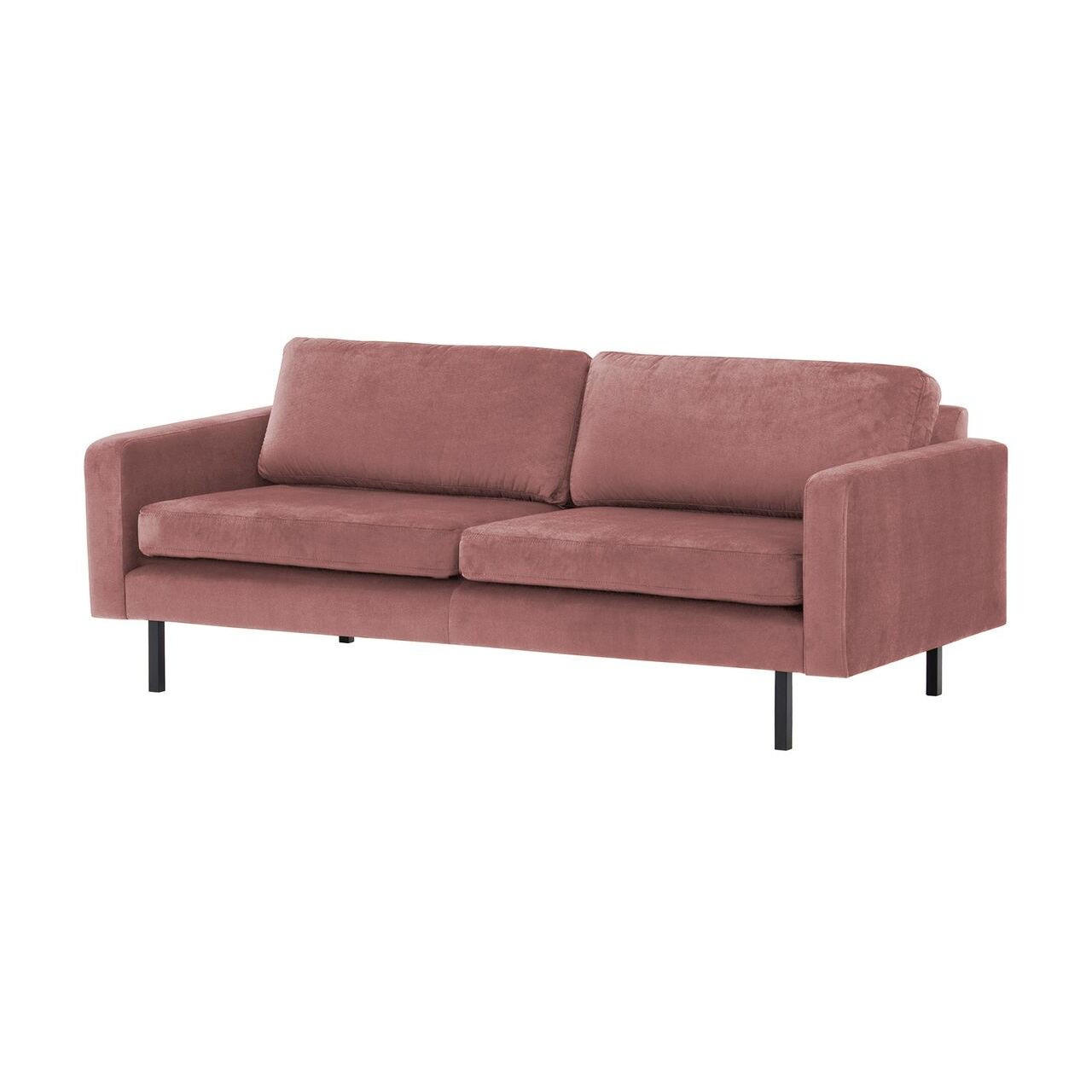 DREISITZER-SOFA Lioni-Kronos 29 - Rosa, Holz/Textil (200/84/94cm)