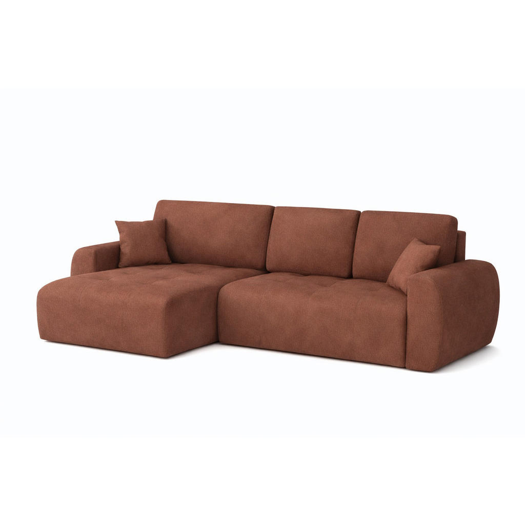 Thumbnail - Kaiser Möbel Ecksofa, Dunkelbraun, Holz, L-Form, 250x142 cm, Wohnzimmer, Sofas & Couches, Wohnlandschaften, Ecksofas