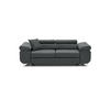 SOFA 2-SITZER MIT SCHLAFFUNKTION RIGATTO Dunkelgrau - Dunkelgrau, Textil (100/71/209cm) - Mebligo