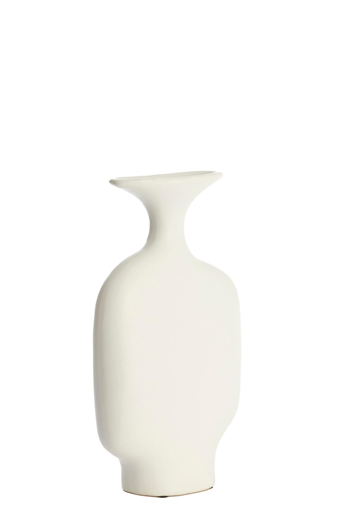 VASE Trovo - Weiß - 22.5/8/27 cm - Weiß, Keramik (27cm) - Light & Living