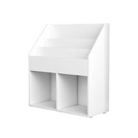 KINDERREGAL Conny Weiß 72 x 79 cm mit großen Ablagen - Weiß, Holzwerkstoff (72/79/30.5cm) - Vicco