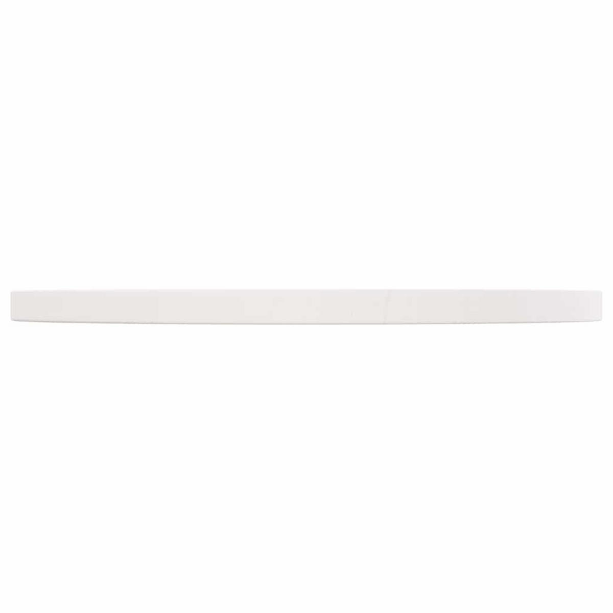 TISCHPLATTE Rund Weiss Ø60/3 Cm Massivholz Kiefer - Weiß, Holz (60/60/3cm) - vidaXL