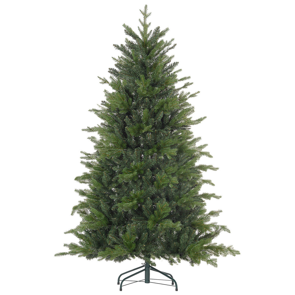 WEIHNACHTSBAUM DE-41593 1821 Spitzen, faltbarer Metallständer, 180 cm - Grün, Kunststoff (180cm) - ComfortXL