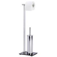 TOILETTENPAPIERHALTER Lava 21/17/71 cm - Silberfarben, Metall (17/71/21cm) - Wenko