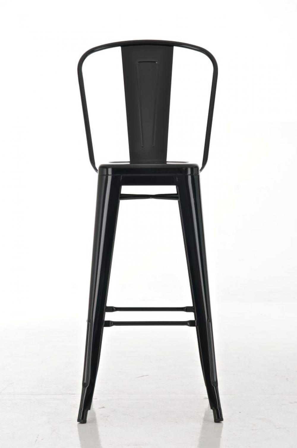 Thumbnail - CLP Barhocker, Schwarz, Metall, 44x115x52 cm, Esszimmer, Barmöbel, Barhocker