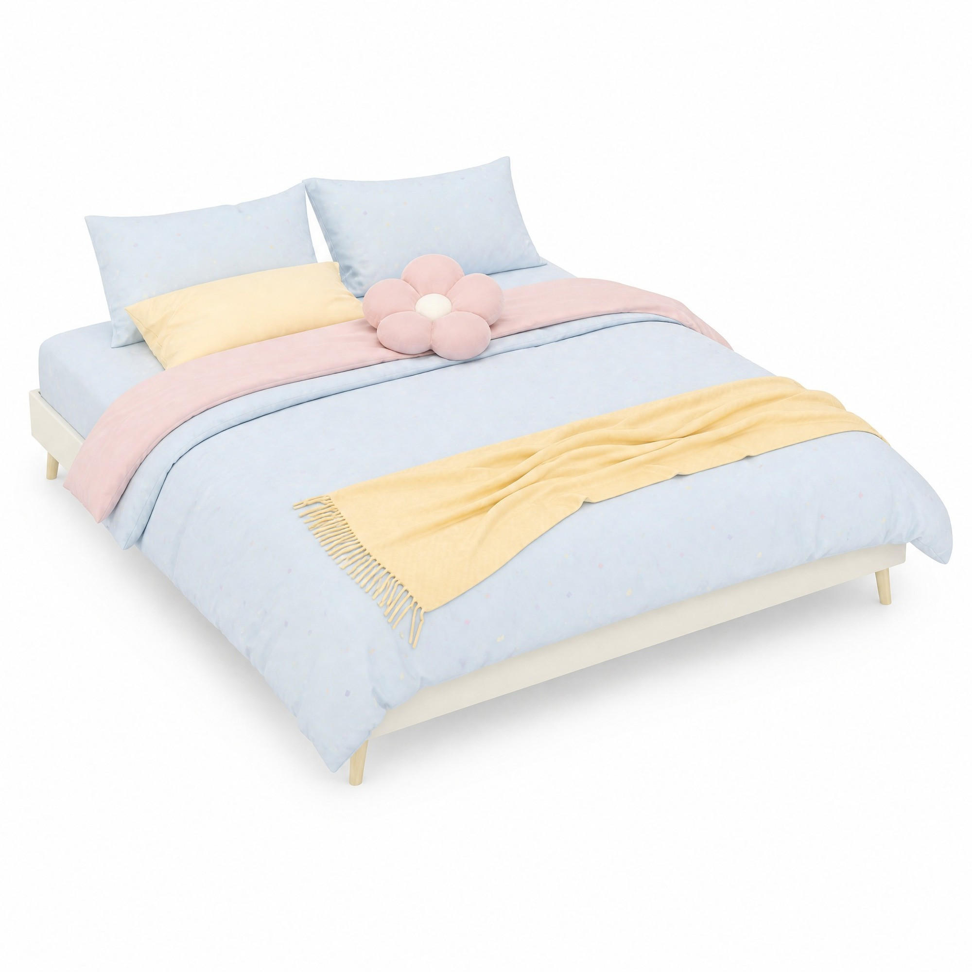 POLSTERBETT 160/200 mit Hollandvelours und geometrischem Design in Beige - Beige, Holzwerkstoff/Textil (160/200cm) - EVRYAE