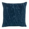 KISSEN Inès tintenblau 45 x 45 cm - Dunkelblau, Textil (45/45cm) - Vivaraise