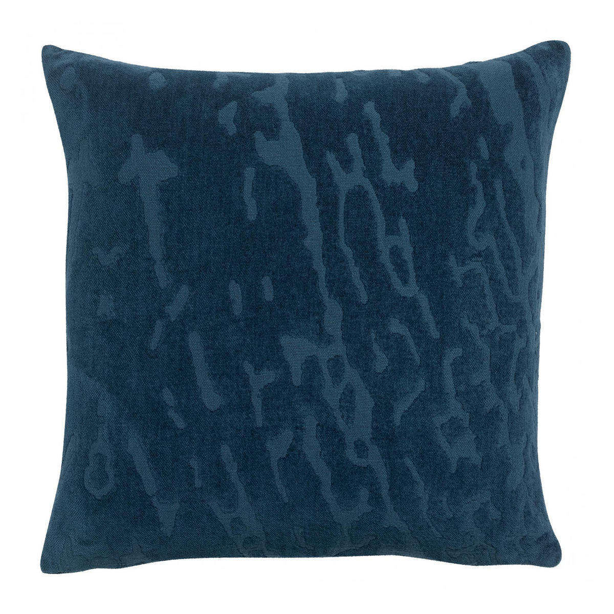 KISSEN Inès tintenblau 45 x 45 cm - Dunkelblau, Textil (45/45cm) - Vivaraise
