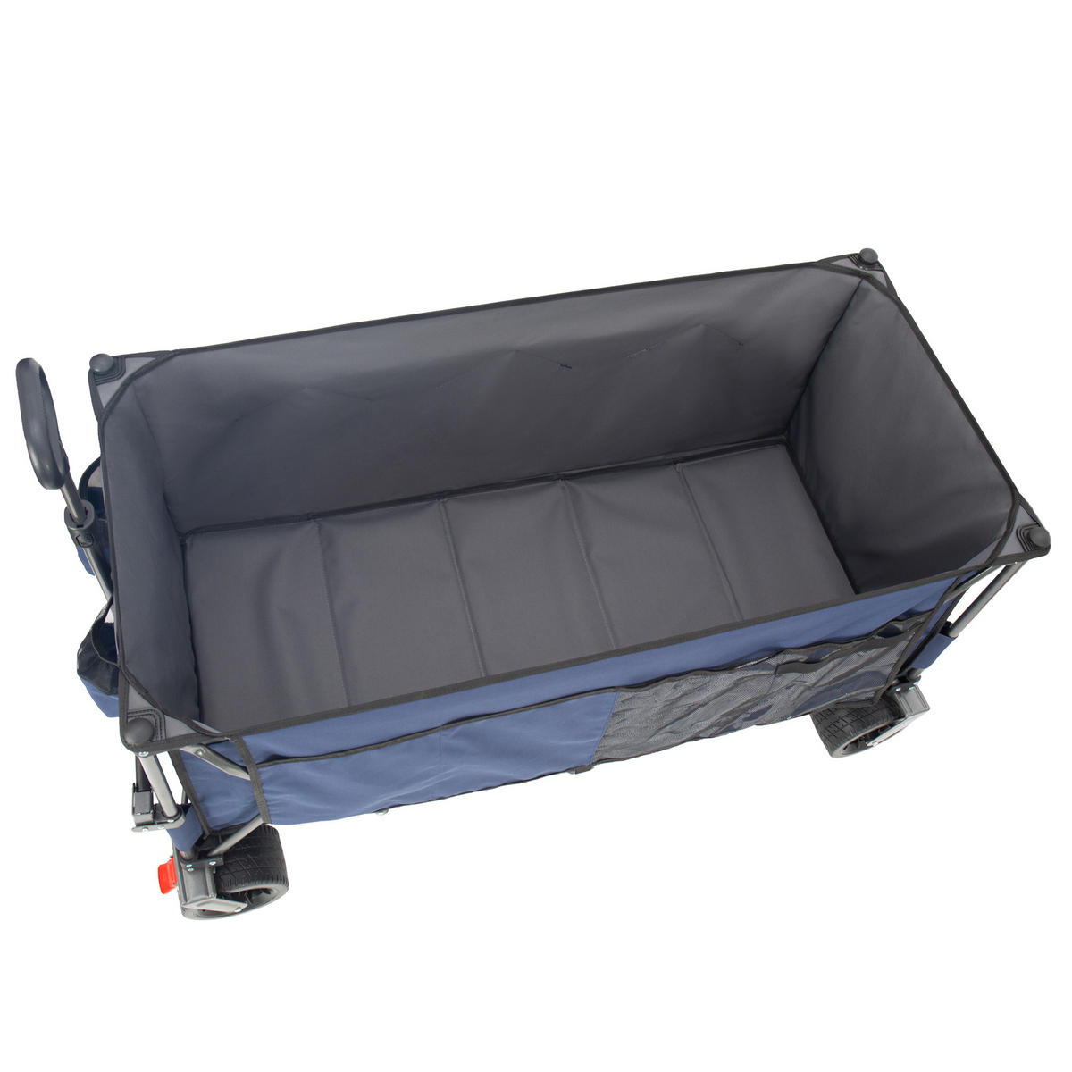 TRANSPORTWAGEN, extra groß faltbar, 300L, 250kg, Vier-Wege-Montage, blau - Grau, Metall (26.5/73/41.5cm) - Vallsero
