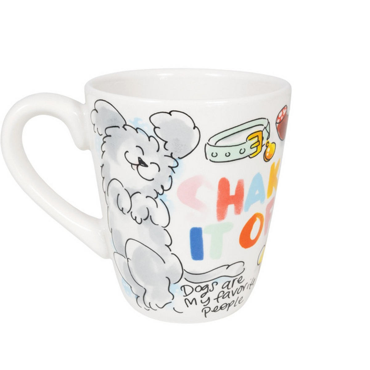 BECHER Hund in Bunt - 350 ml - Multicolor, Keramik (0.35L) - Blond Amsterdam