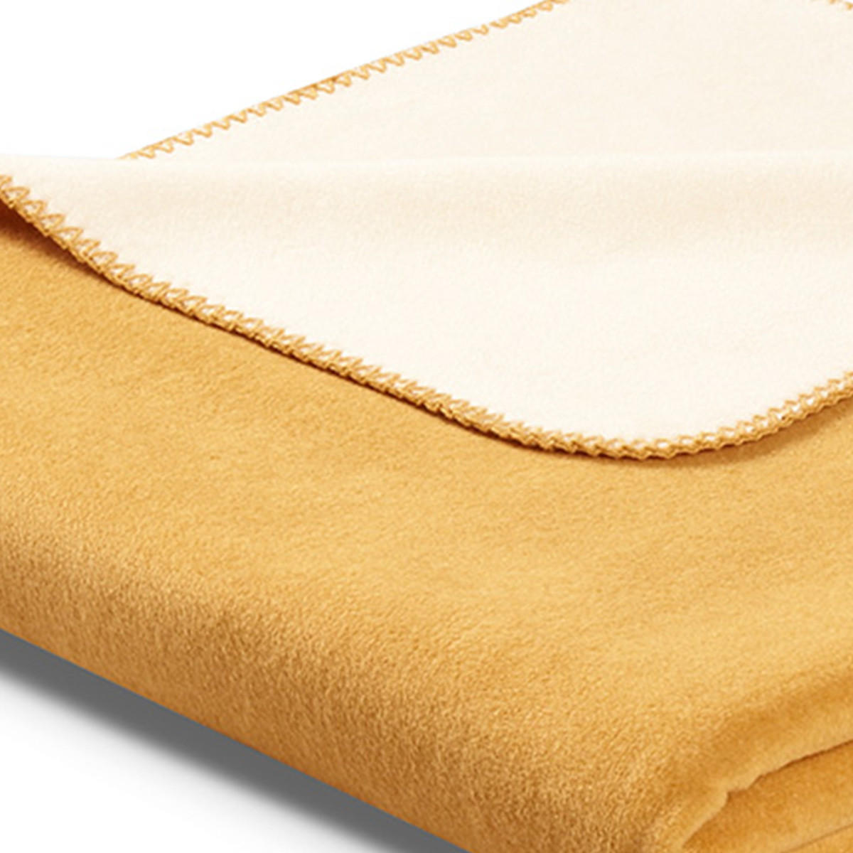 WOHNDECKE Basic - Gelb, Textil (150/200cm) - Biederlack