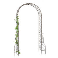 ROSENBOGEN Metall Braun 254x159 cm 96025 - Braun, Metall (159/254/38cm) - DanDiBo