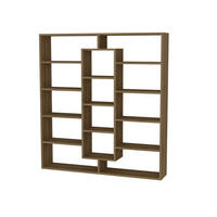 BÜCHERREGAL Ample Walnuss - Walnussfarben, Holzwerkstoff (125/135.7/22cm) - moebel17