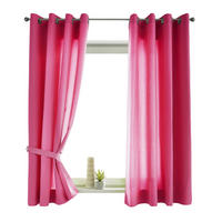 VORHANG 2ER SET BERLIN HxB 145x140cm Pink - Pink, Textil (140/145/145cm) - Gardinenbox