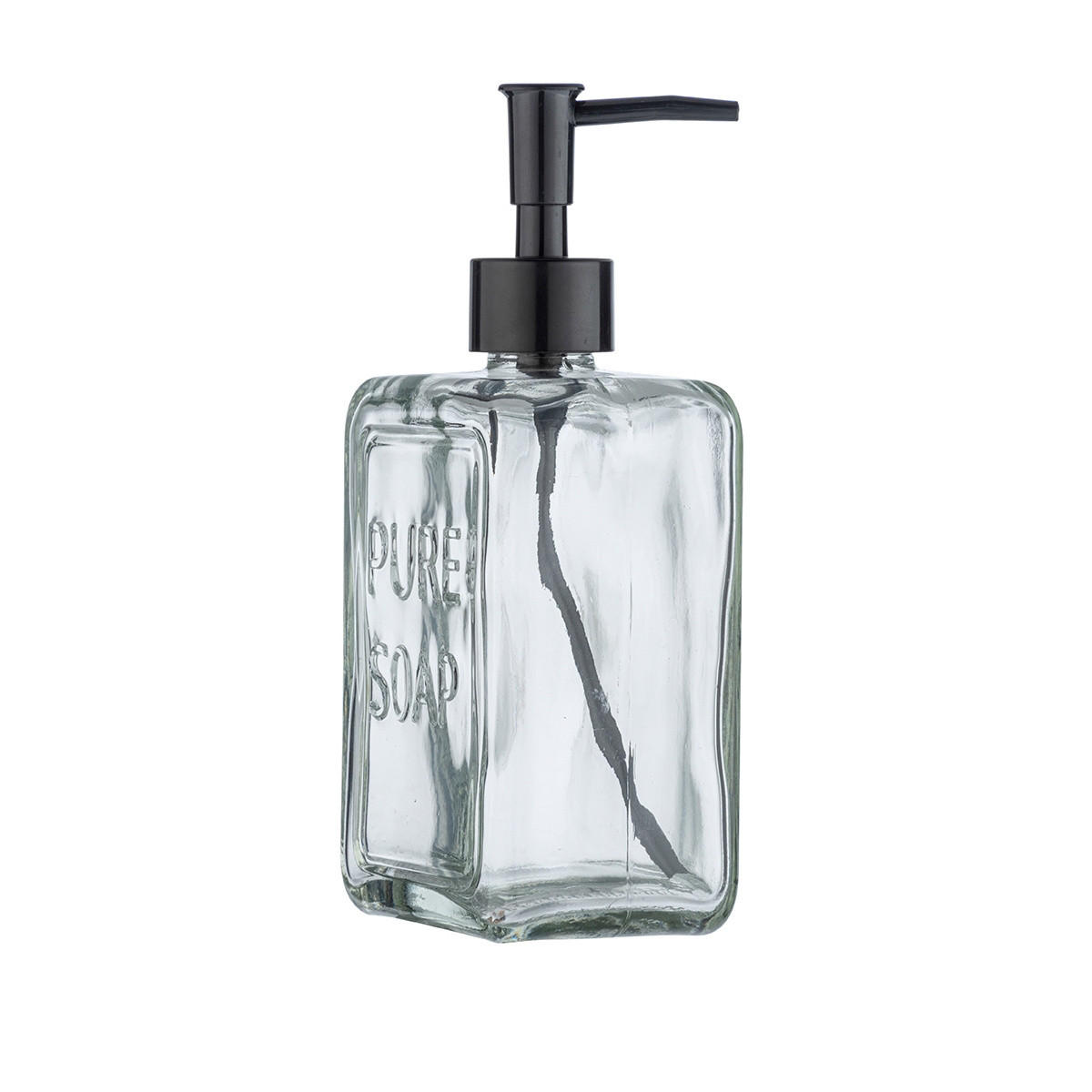 SEIFENSPENDER Glas Pure 550 ml 6/9,5/20 cm - Transparent, Glas (9.5/20/6cm) - Wenko