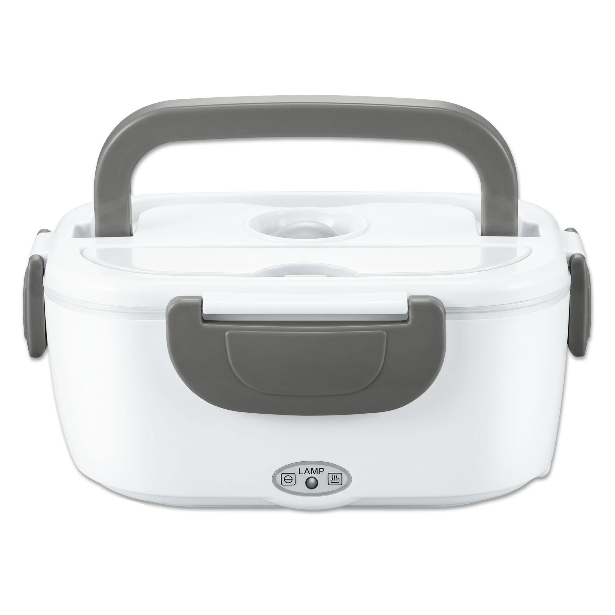 LUNCHBOX Elektrisch, Warmhaltebox für Essen - Weiß, Kunststoff (10/5/5cm) - KRUMAD