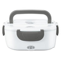 LUNCHBOX Elektrisch, Warmhaltebox für Essen - Weiß, Kunststoff (10/5/5cm) - KRUMAD