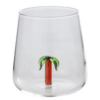 TRINKGLAS Sunny Joy Palme - Transparent, Glas (0.4L) - Butlers