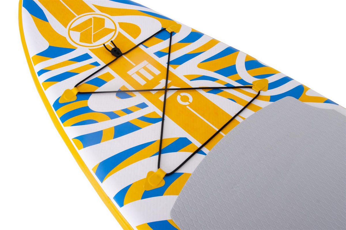 STAND-UP-PADDLE-BOARD E11 SUP Komplettset 335 x 81 x 13 cm mit viel Zubehör - Gelb, Kunststoff (335/81/13cm) - Zray