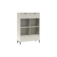 VITRINESCHRANK LINKA STYLES LS-08 - Kaschmir, Holzwerkstoff (105/150/41cm) - Meblini