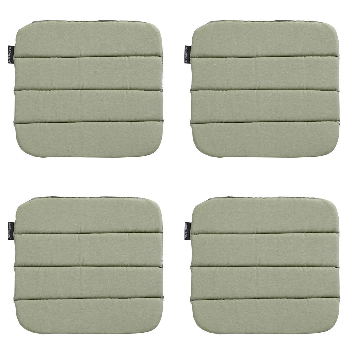 SITZKISSEN Panama 40/40 cm 4er-Set - Hellgrün, Textil (40/2/40cm) - Madison
