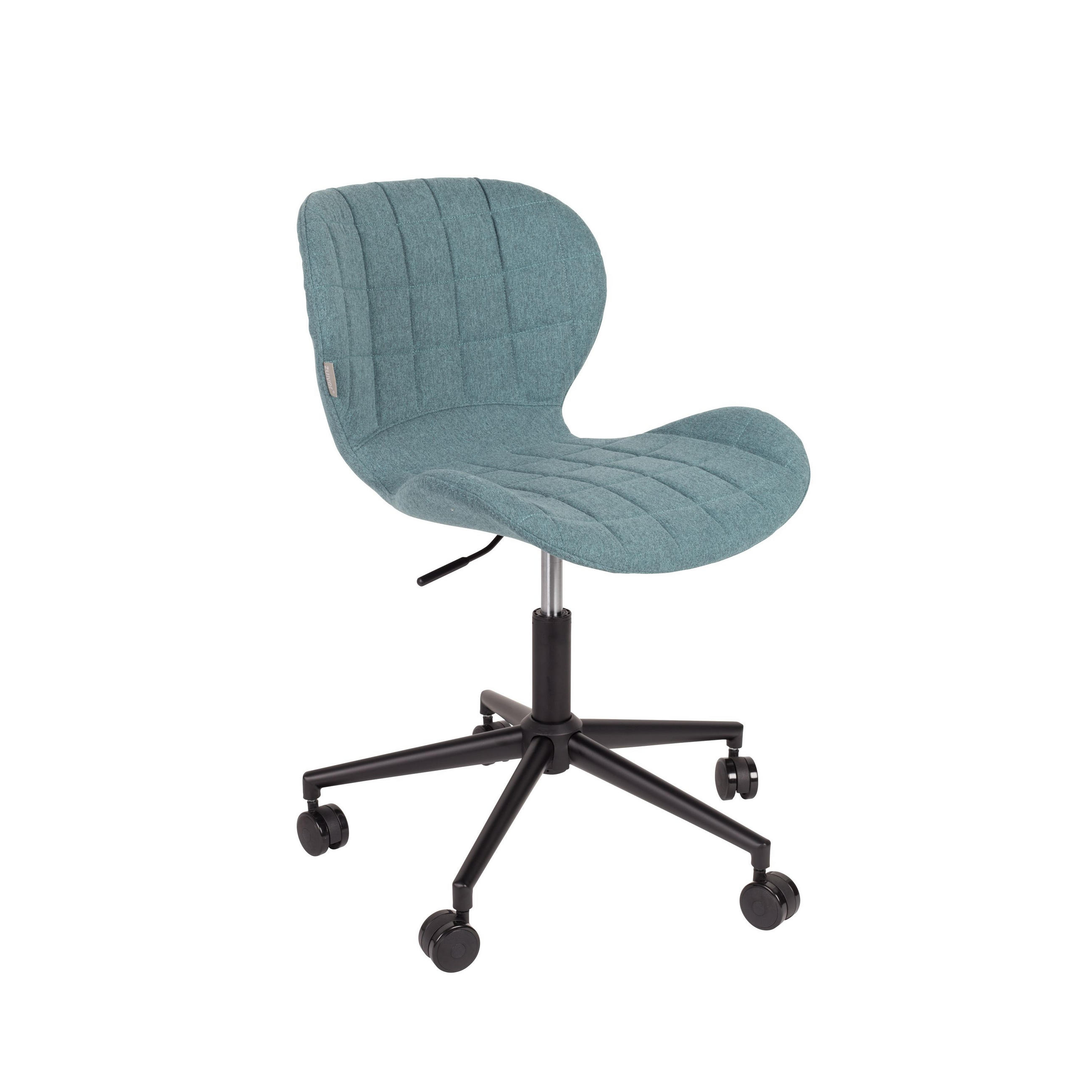 BÜROSTUHL OMG Schwarz/ Blau - Multicolor, Textil (65/76/65cm) - Zuiver