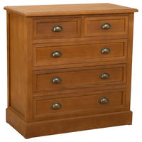 KOMMODE aus Holz 85x45x86 braun - Braun, Holz (85/45/86cm) - Wanderlust