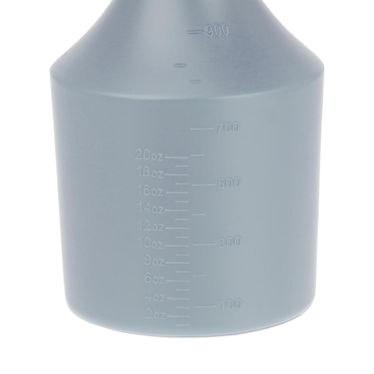 2XSPRÜHFLASCHE - Grau, Kunststoff (11/25/11cm) - Relaxdays