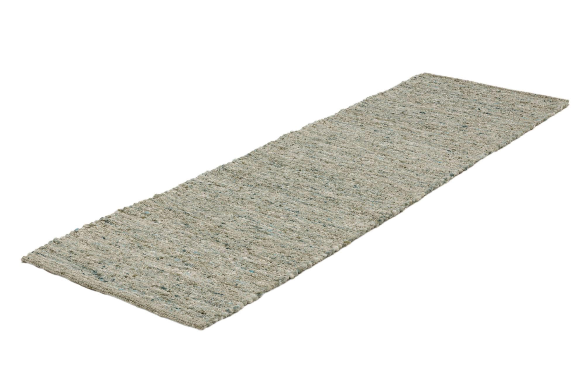 HANDWEBTEPPICH Alm-Freude 70x240 cm - Grün, Textil (70/240cm) - THEKO