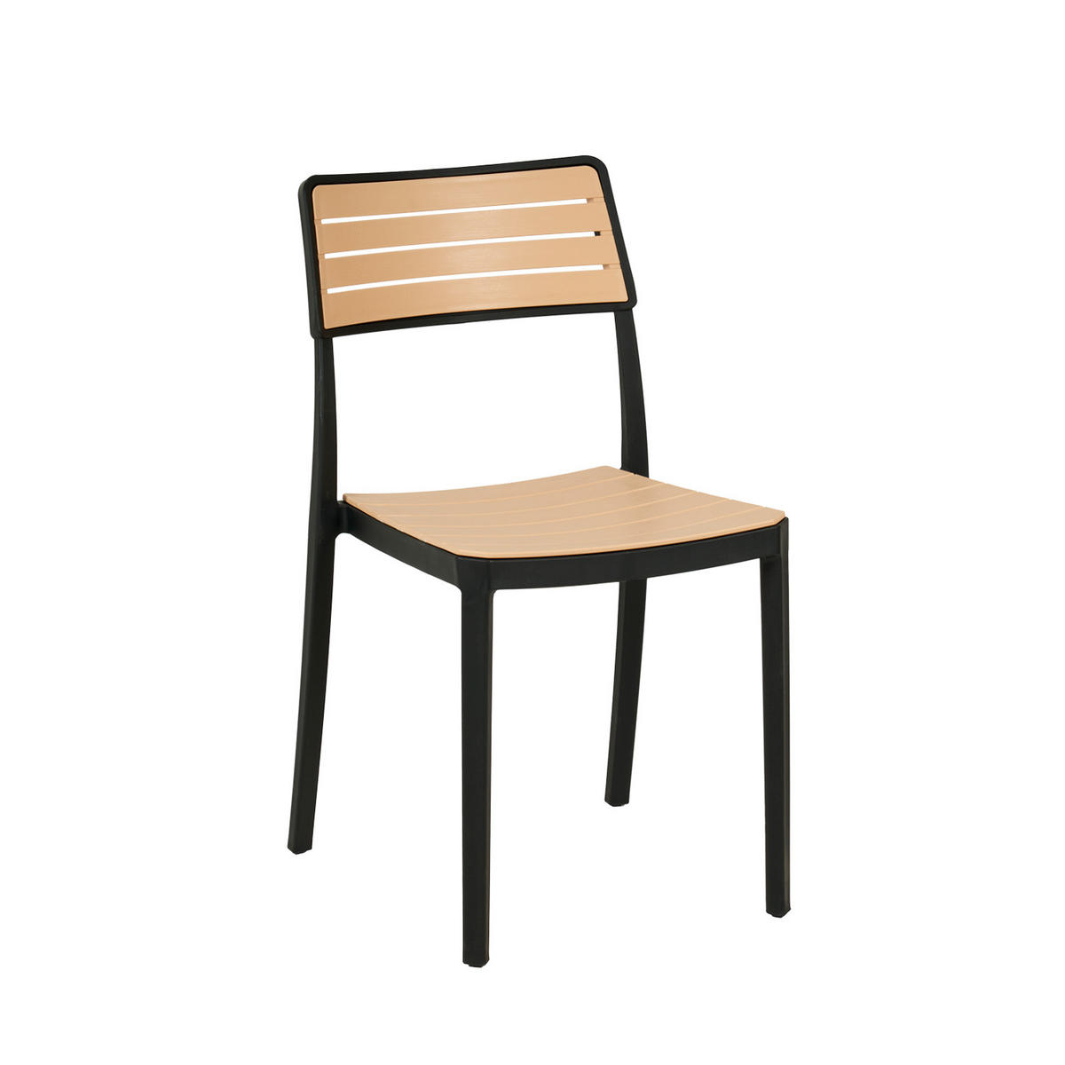 STUHL FÜR DRAUSSEN Hilda Zweifarbig 41 cm x 81 cm - Multicolor, Kunststoff (41/81/54cm) - Klast Home