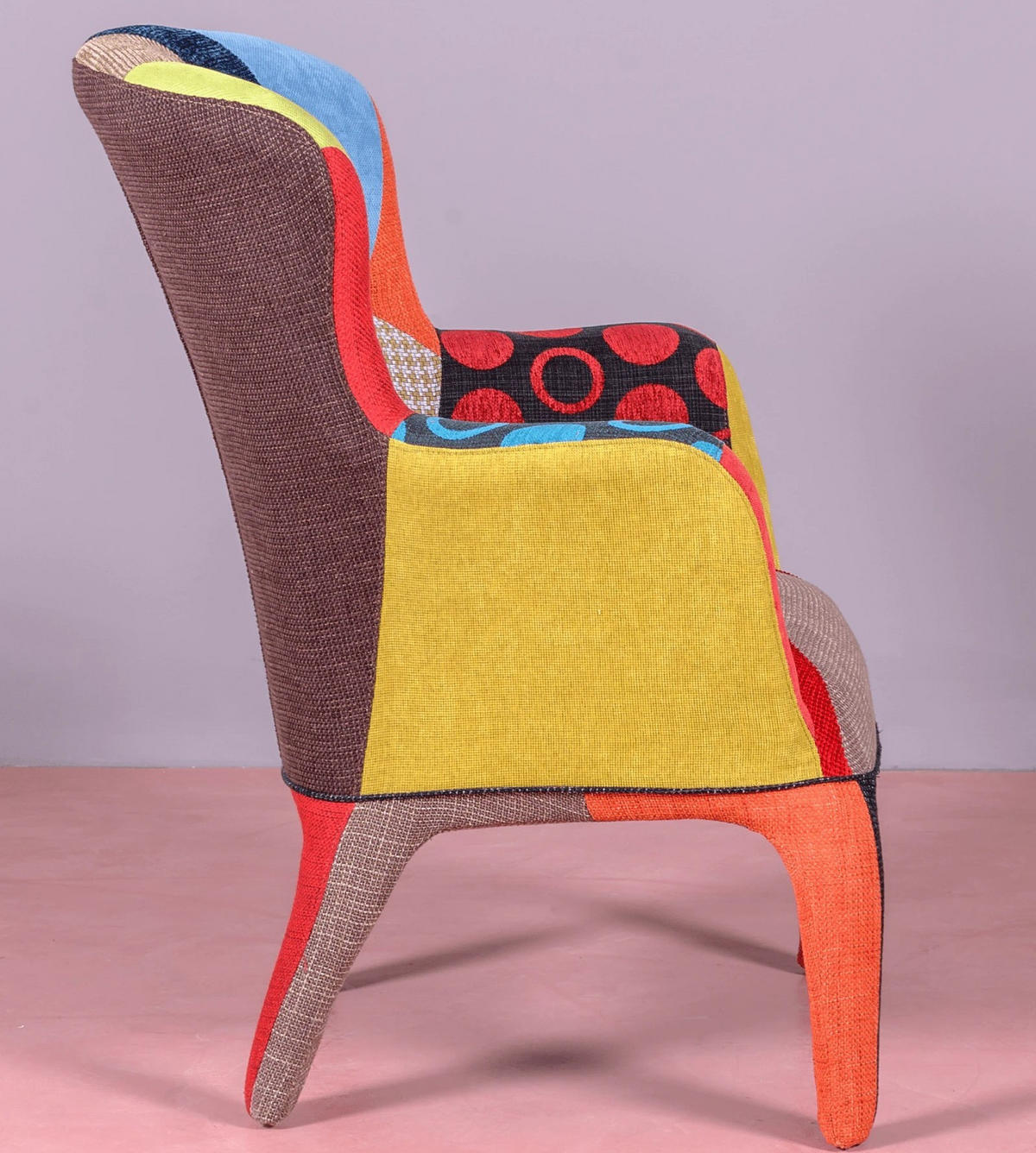 SESSEL Polyester Multicolor - Multicolor, Textil (76/102/75cm) - Nest Dream