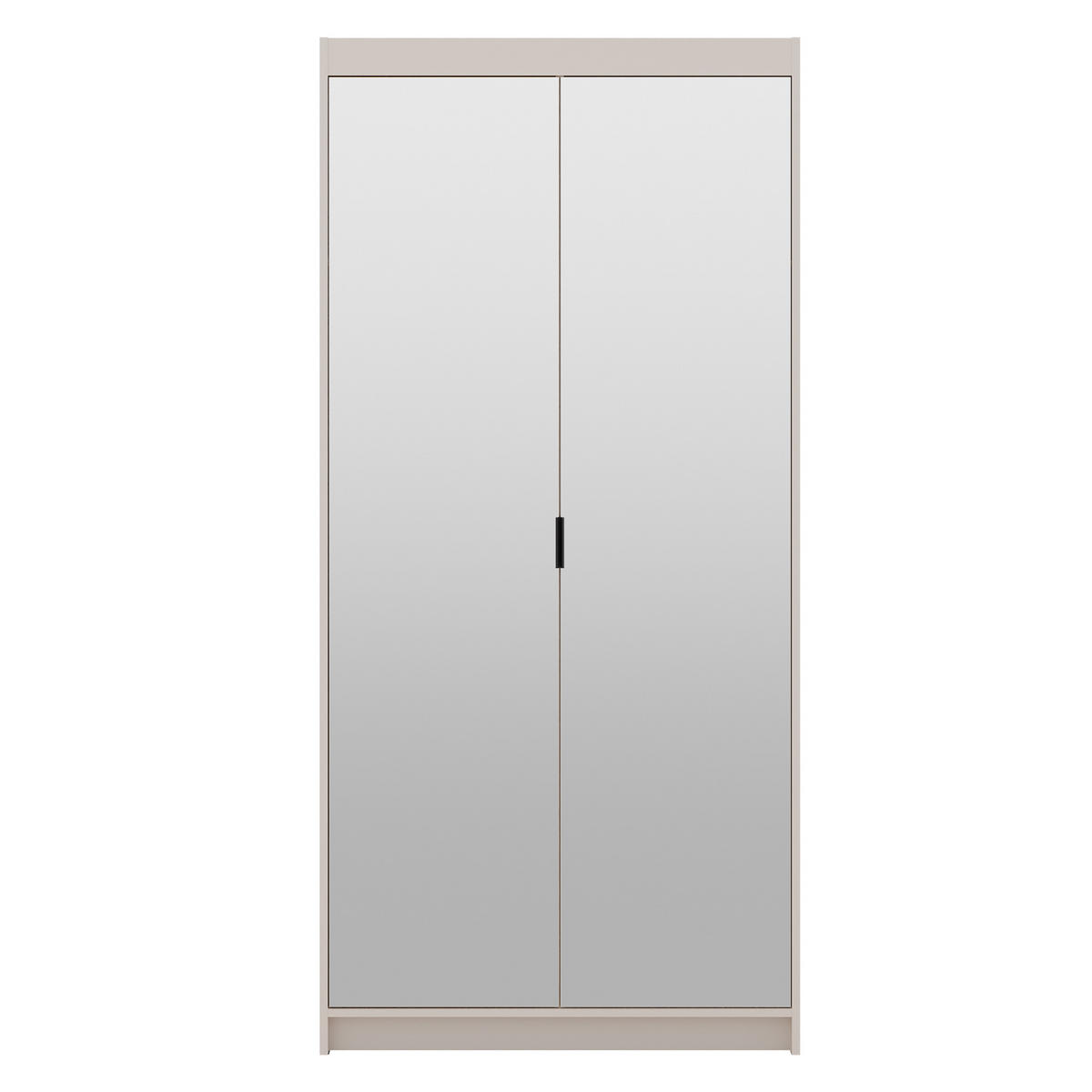 SKŘÍŇ S OTOČNÝMI DVEŘMI Elena se 2 dveřmi a 2 zrcadly, 90 cm, pískově béžová - písková barva, kompozitní dřevo (90/190/53cm) - Beautysofa