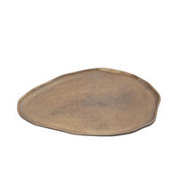 TABLETT Kora Gold 36/30/1cm - Goldfarben, Metall (30/1/36cm) - PTMD Collection