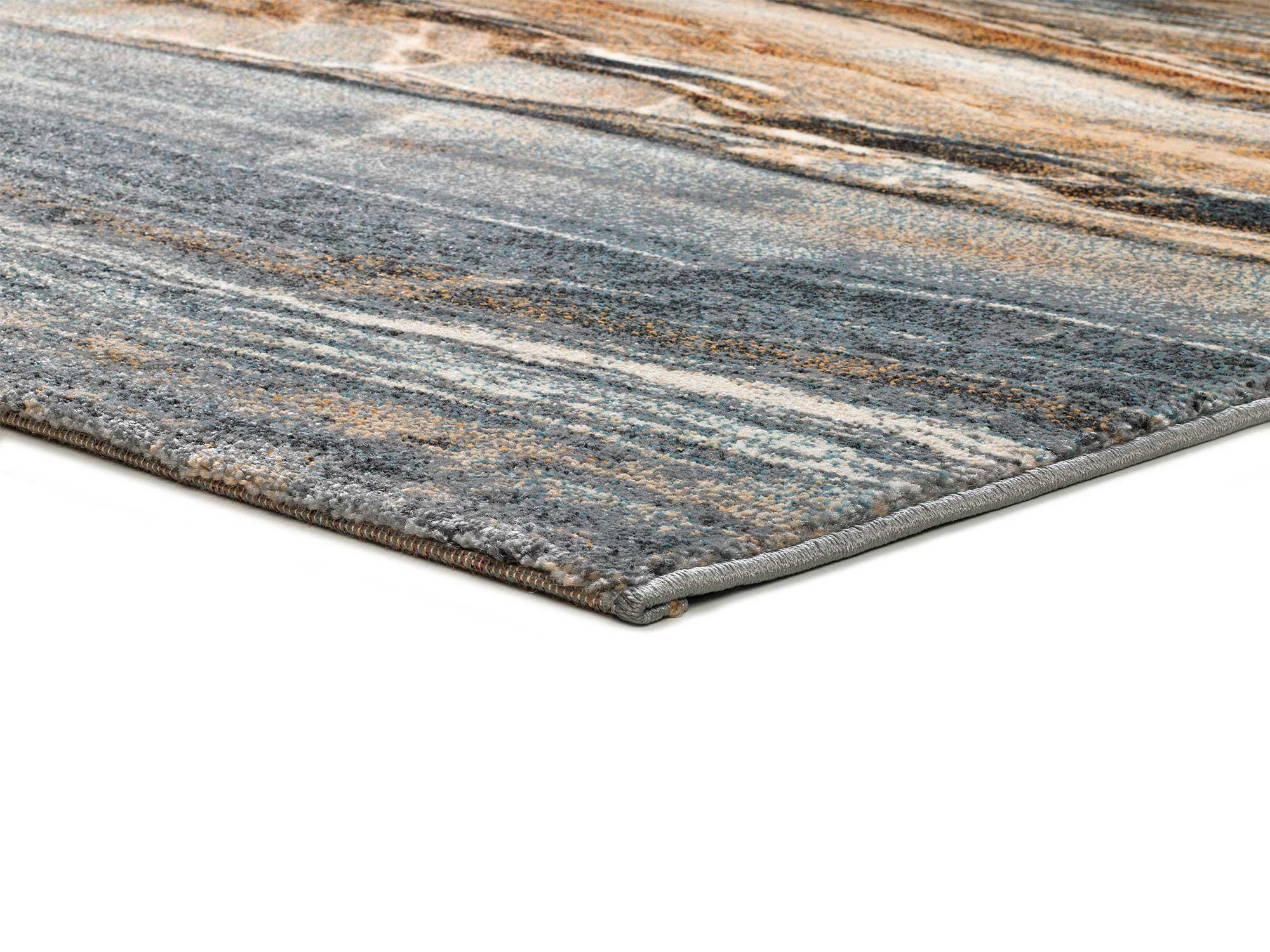WEBTEPPICH Sand Dreams 133/190 cm - Sandfarben/Grau, Naturmaterialien/Textil (133/190cm) - Atticgo