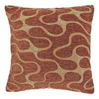 DEKOKISSEN Lux Orange 45/45/8 cm - Orange, Textil (45/45cm) - Unique Living