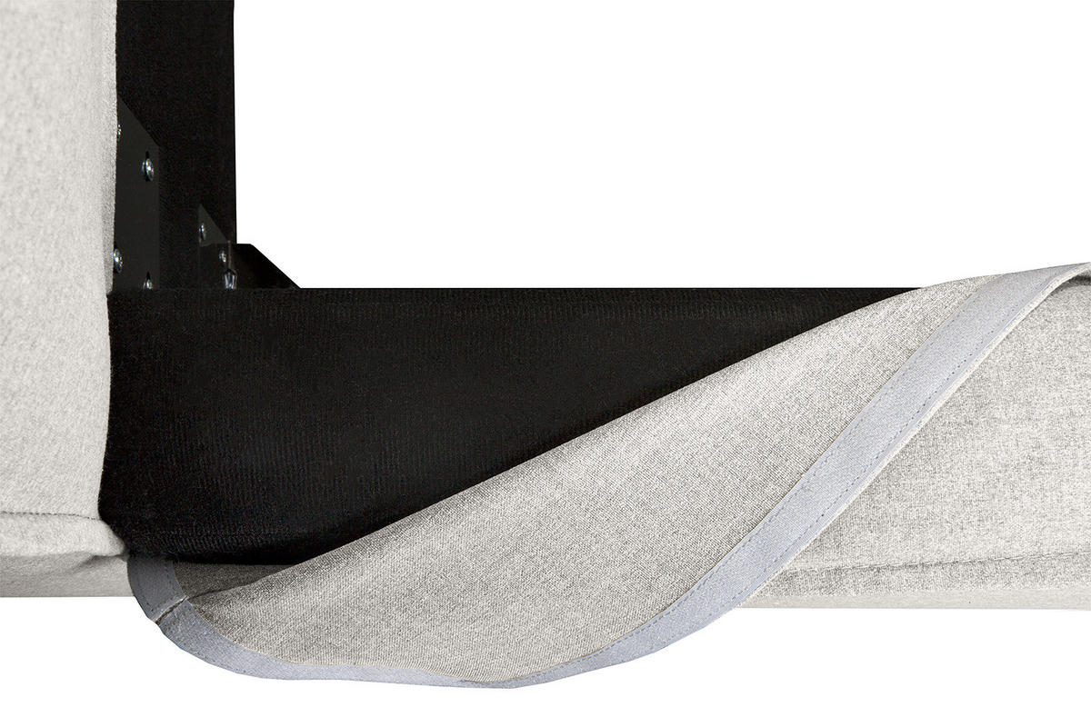 WECHSELBEZUG für Polsterbett - Weiß, Textil (160/200cm) - home24