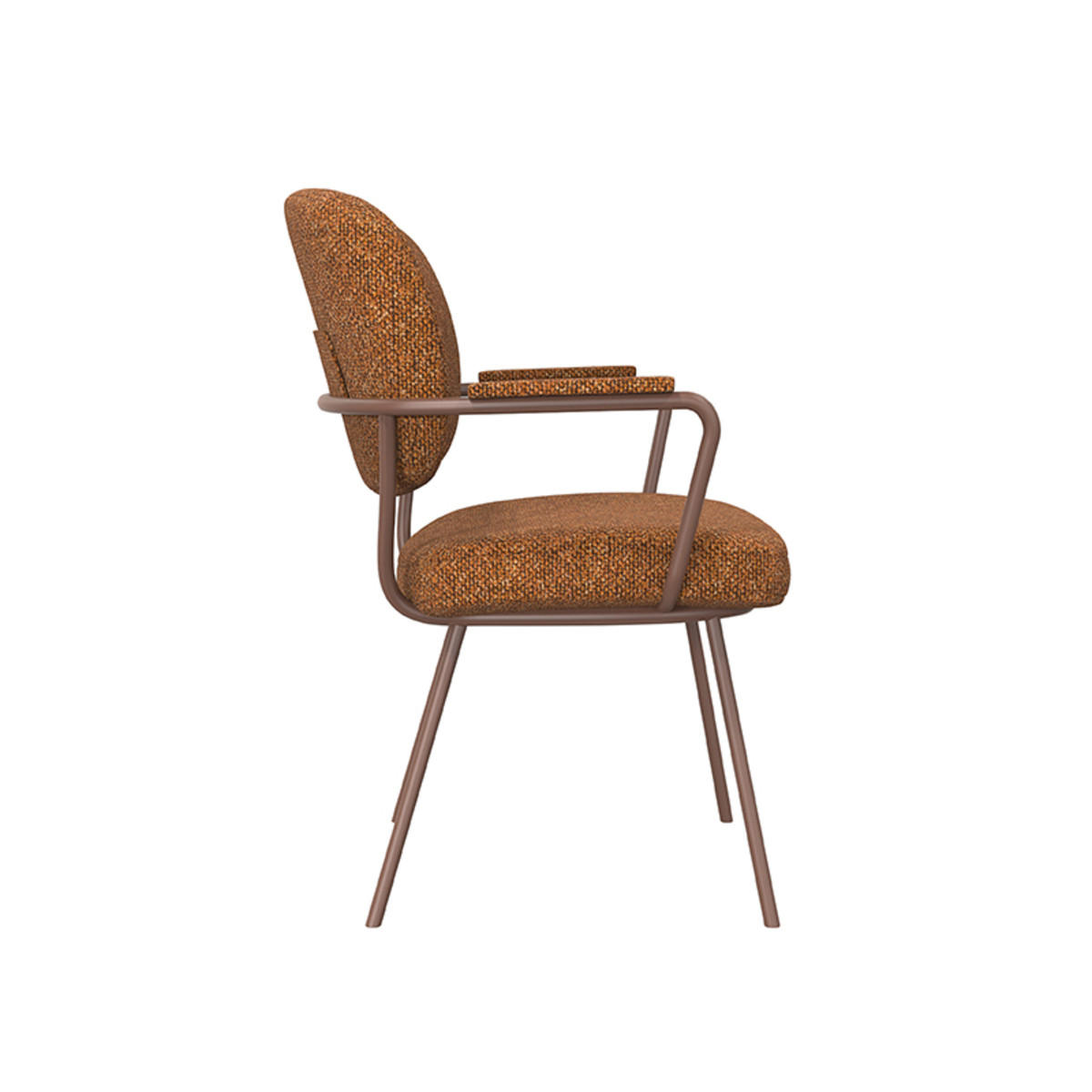 ESSZIMMERSTUHL Lausanne Braun 64/61/89 cm 2er-Set - Braun, Textil (61/89/64cm) - LABEL51