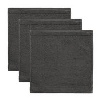 SEIFTUCH PEARL 3ER PACK - Graphitfarben, Textil (30/30cm) - Möve for Frottana