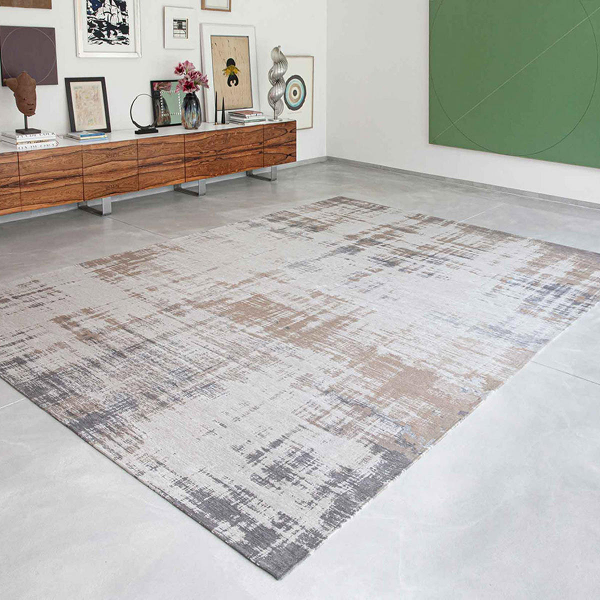 TEPPICH Padua Beige Atlantic Venetian Dust 240/340 cm - Grau, Textil (240/340cm) - Louis De Poortere