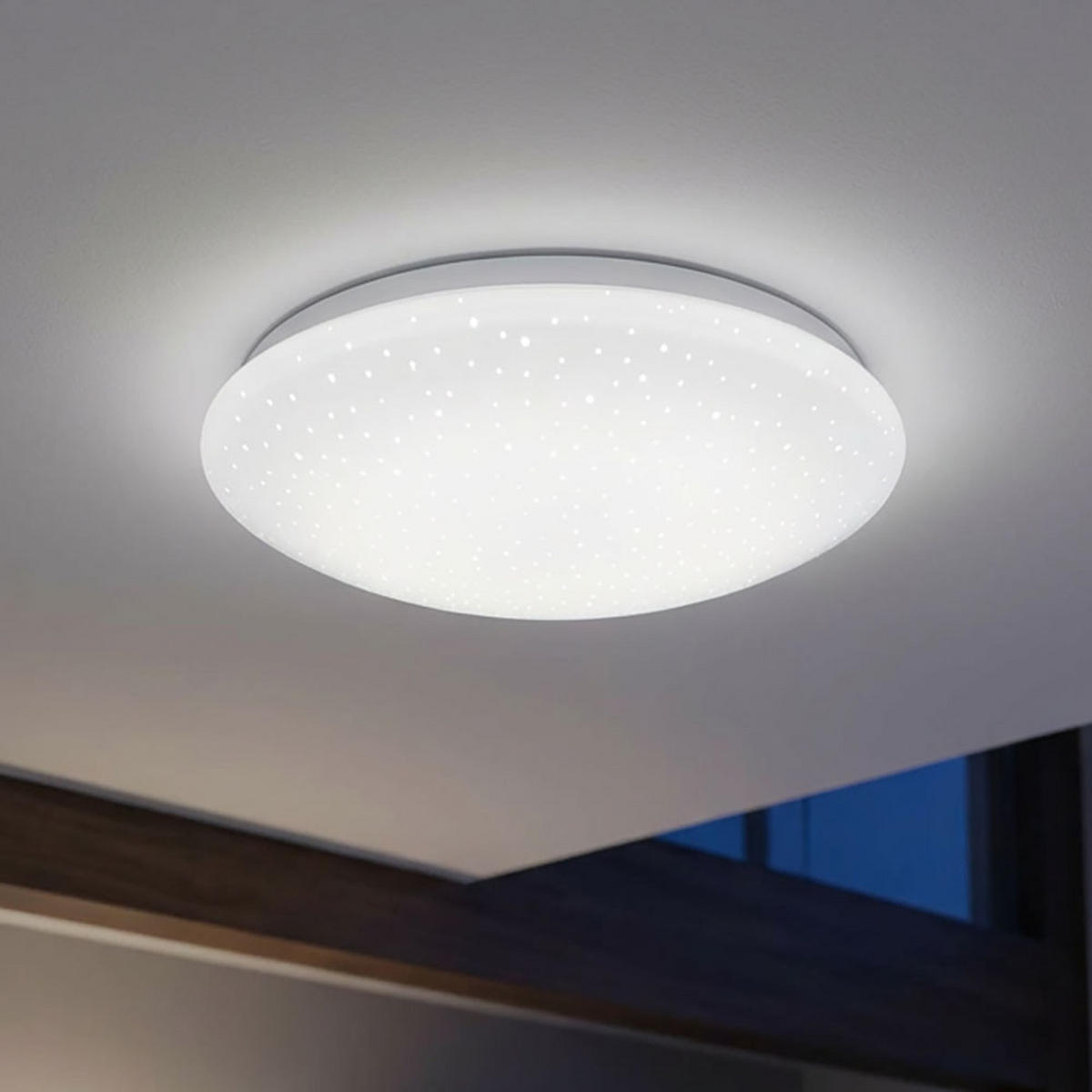 LED DECKENLEUCHTE Metall Weiß - Weiß, Metall (26/9.2/9.2cm)