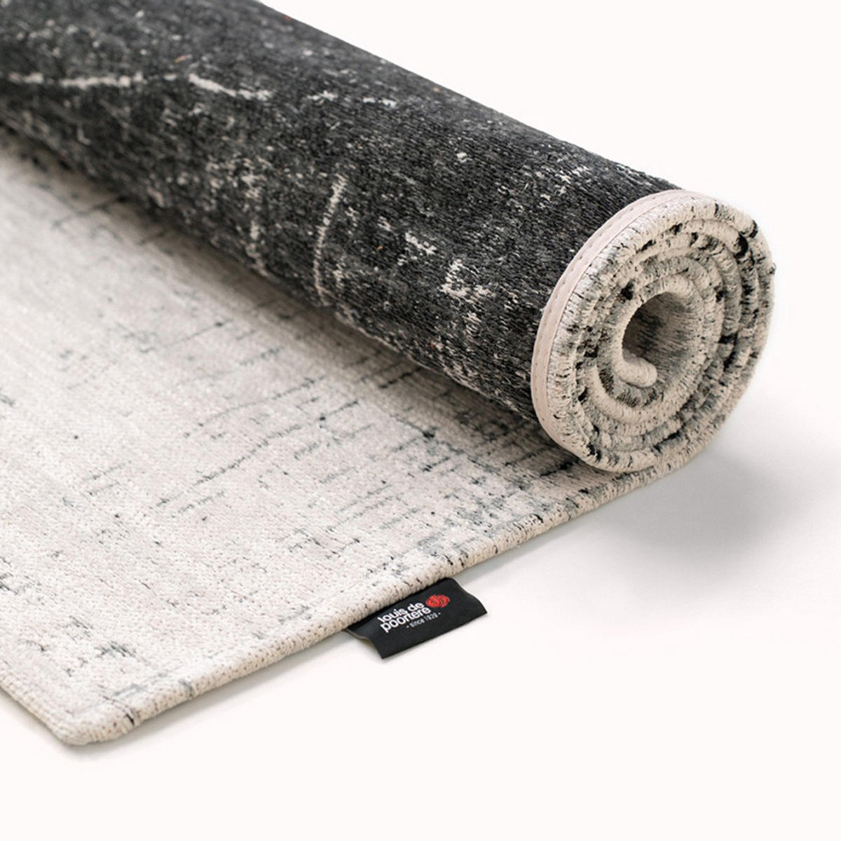 TEPPICH Metro Black&White Mad Men Griff 80/150 cm - Grau, Textil (80/150cm) - Louis De Poortere