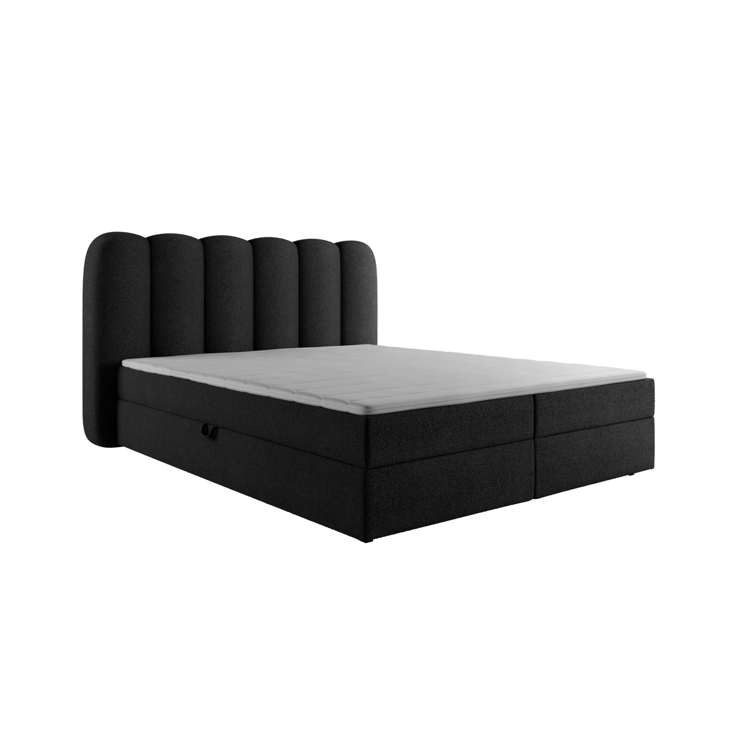 Excellent Home Boxspringbett Anthrazit 160x200 cm