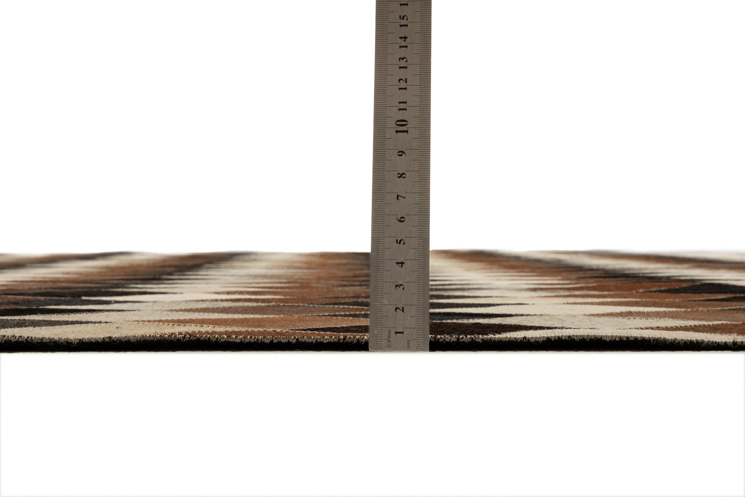LEDERTEPPICH Kobe 160x230 cm - Grau, Textil (160/230cm) - THEKO
