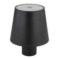 LED TISCHLEUCHTE VANNIE Transparent - Schwarz, Metall (10.6/10.6/13cm) - Globo Lighting